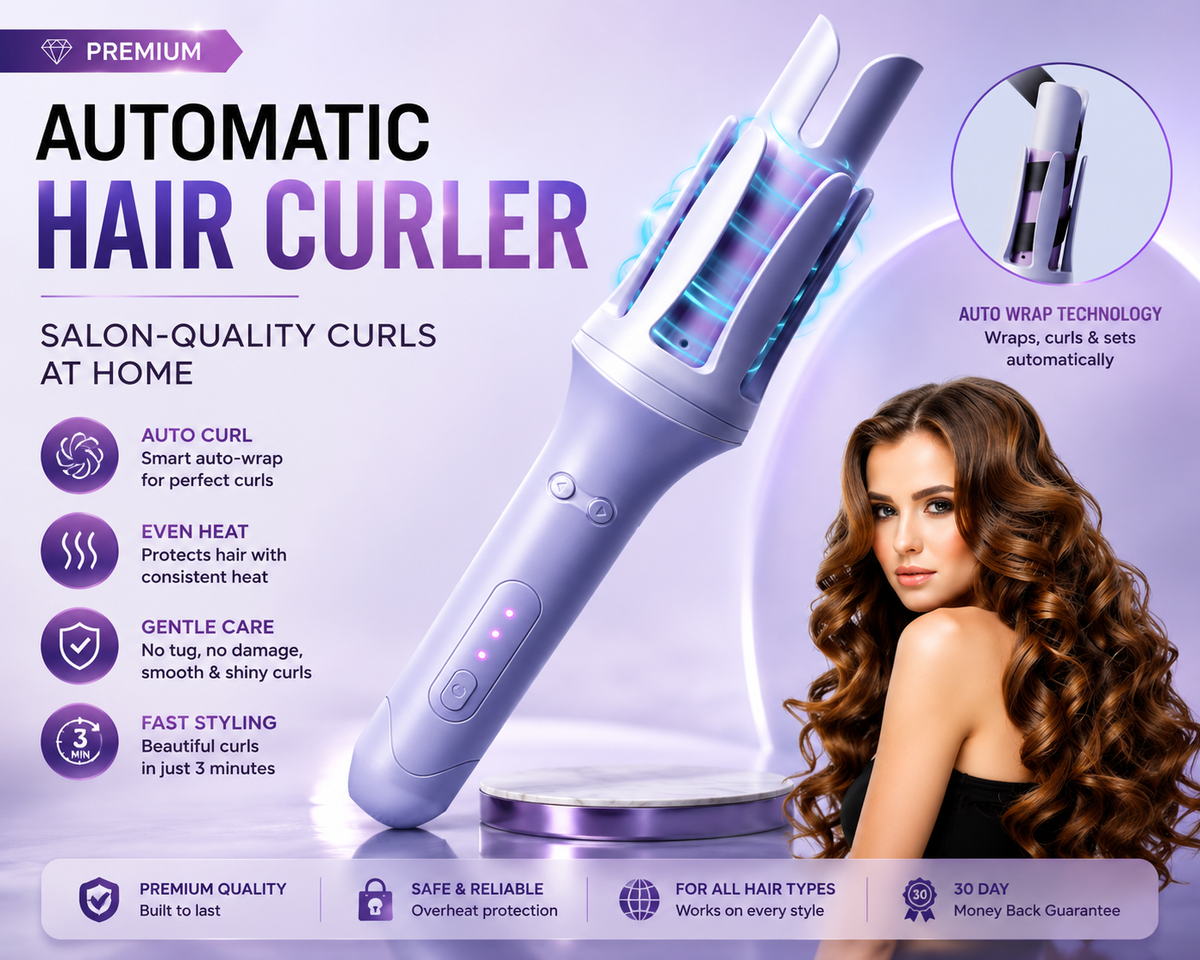 CurlLuxe™ Pro Automatic Hair Curler