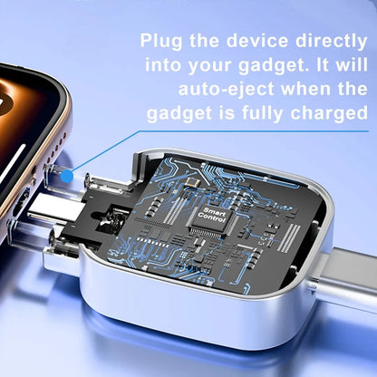 Smart AI Auto-Stop Charging Adapter | محول شحن ذكي بإيقاف تلقائي