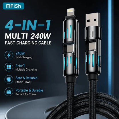4-in-1 Multi USB Charging Cable