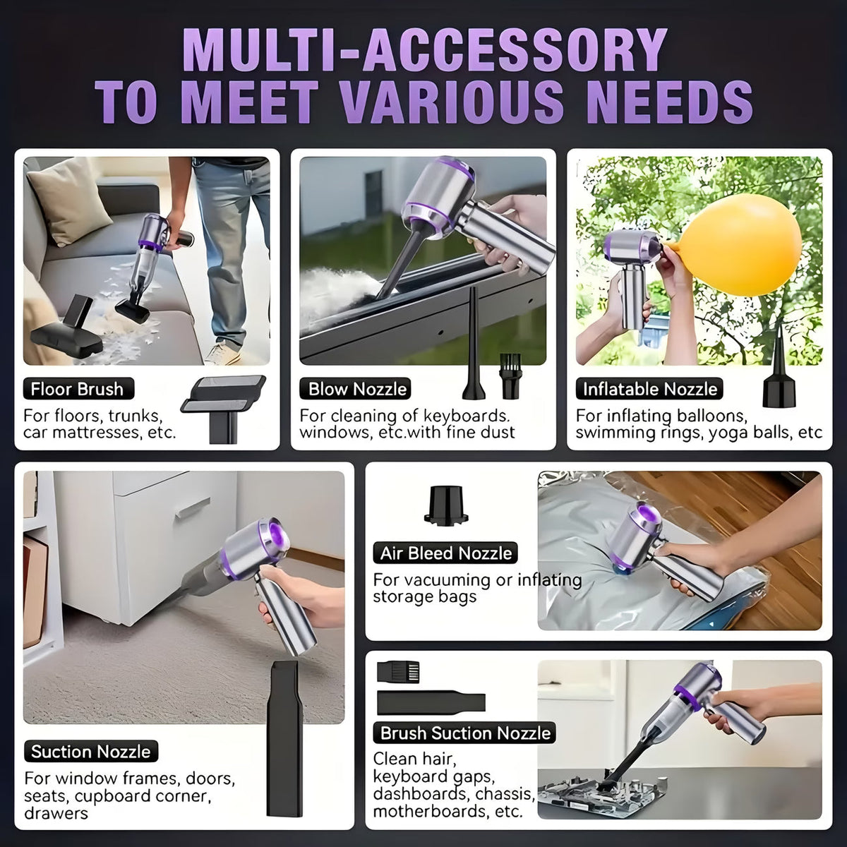 Multifunctional Vacuum Cleaner | مكنسة كهربائية متعددة الوظائف