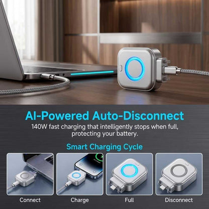Smart AI Auto-Stop Charging Adapter | محول شحن ذكي بإيقاف تلقائي