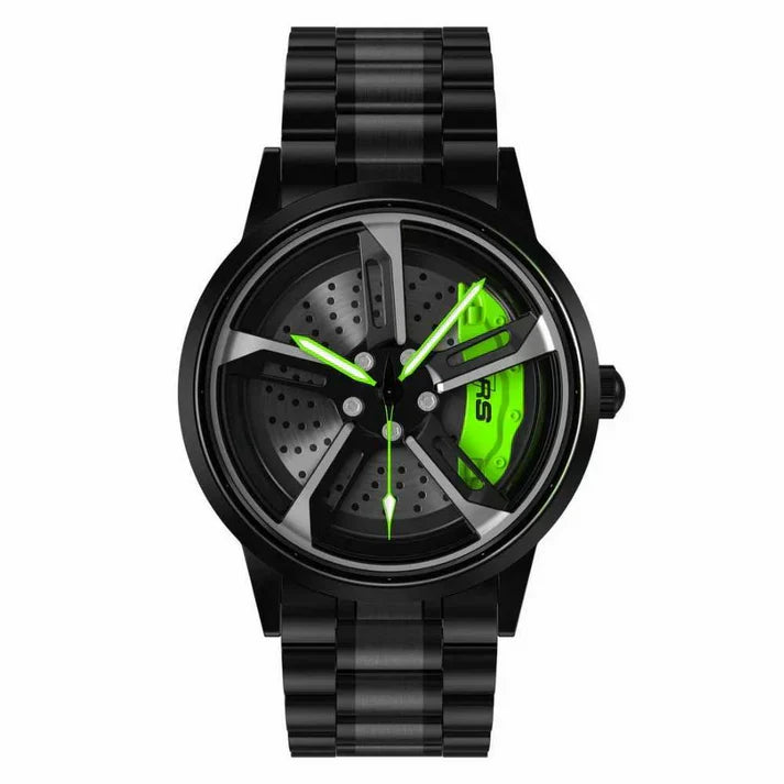 RS-Chrono Vorsprung RS7 Gyro Watch - Metal Strap | Automotive Rim Design