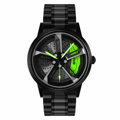 RS-Chrono Vorsprung RS7 Gyro Watch - Metal Strap | Automotive Rim Design