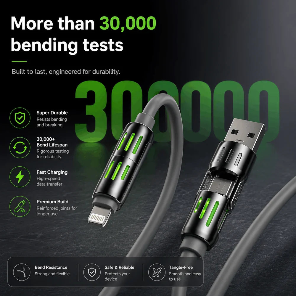 4-in-1 Multi USB Charging Cable