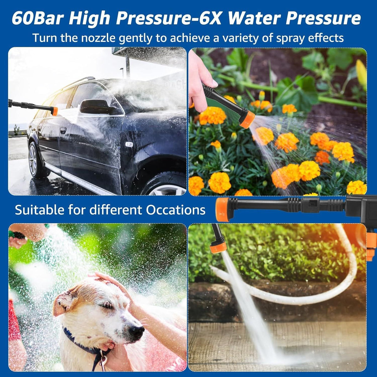 High-Pressure Water Cleaning Gun | مسدس تنظيف المياه عالي الضغط