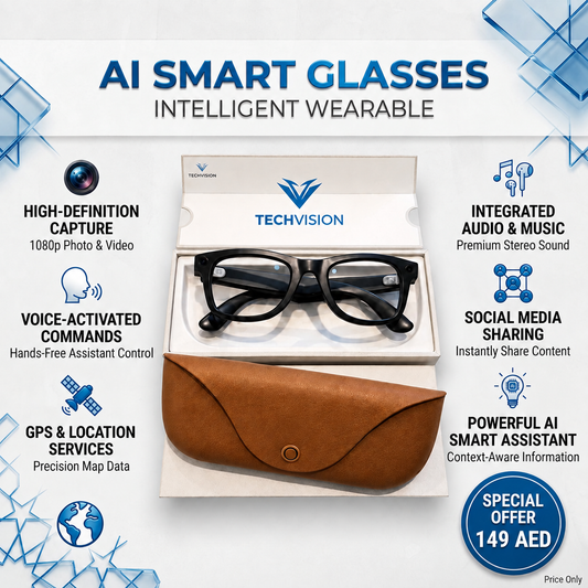 Meta AI Smart Glasses With 8MP Camera – نظارات ميتا الذكية بالذكاء الاصطناعي
